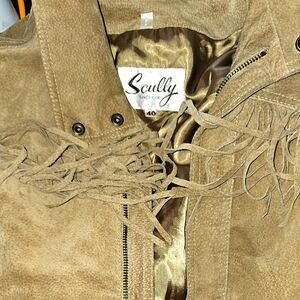 Western style leather jacket